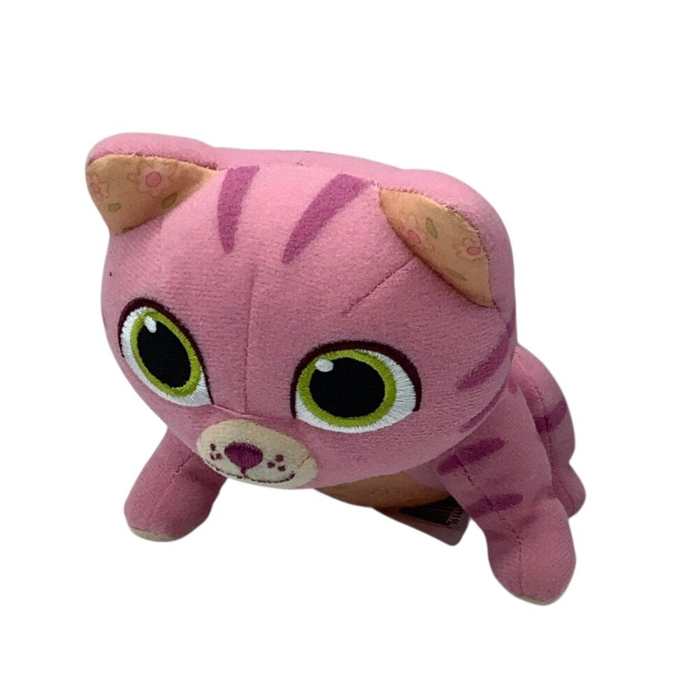 Disney Just Play Doc McStuffins Whispers Pink Kitty Cat Plush‎ Stuffed Animal 7”
